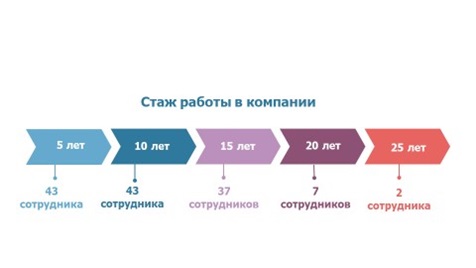 стаж работы в компании